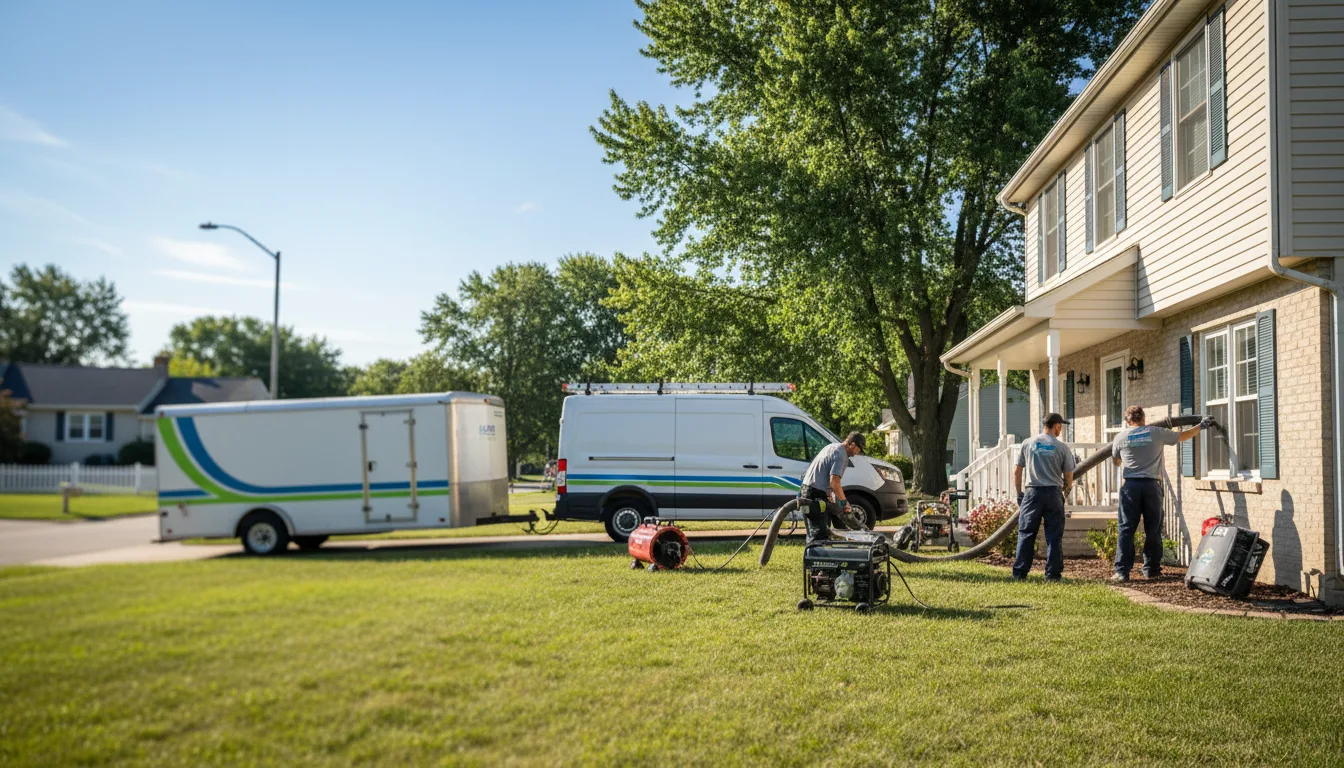 Flooded Basement Restoration And Cleanup With Repair in Oak, NE near me